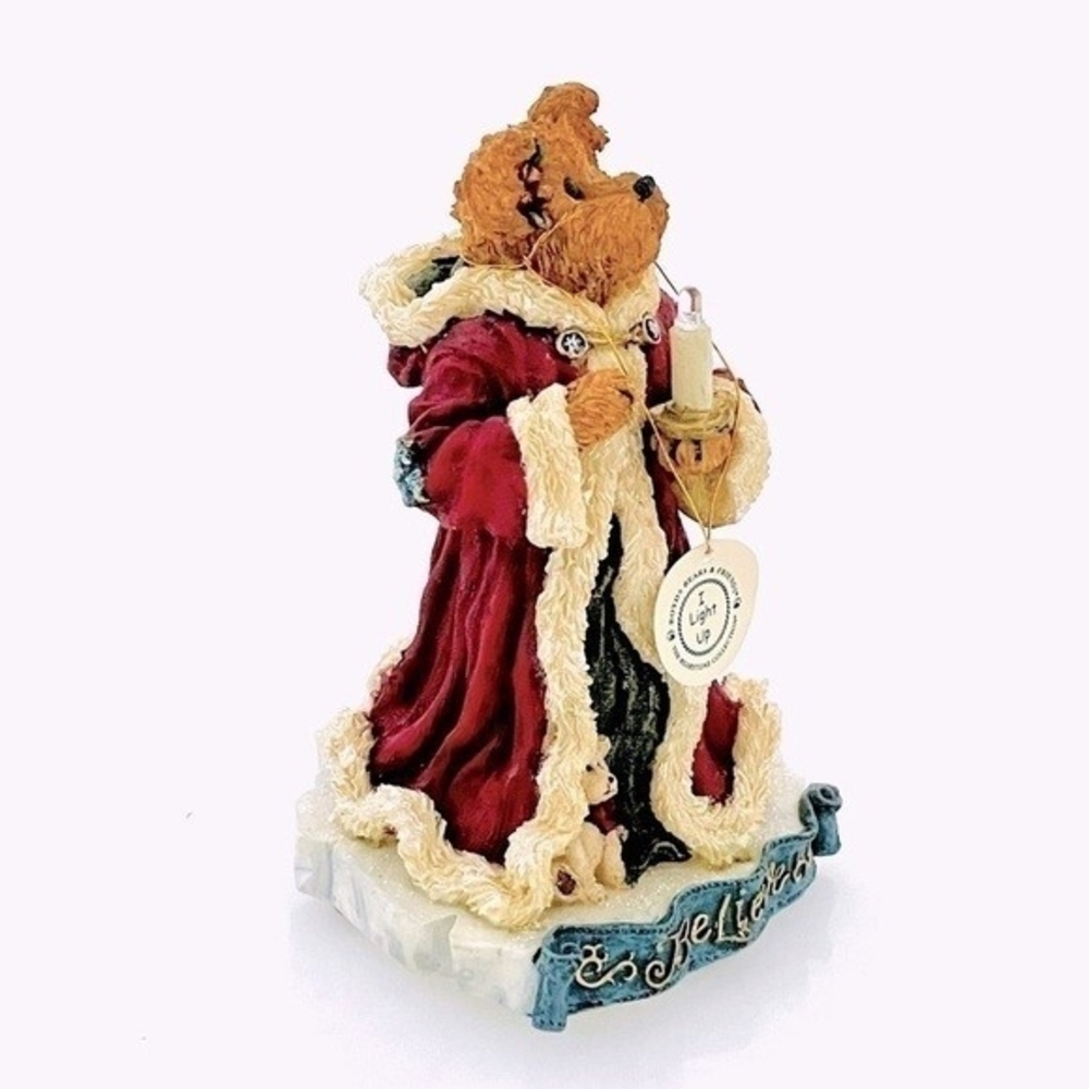 Vintage Boyds Bears Folkstone “Believe” Santa Figurine NIB Limited Edition - Picture 3 of 5